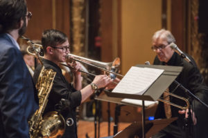 Boston NEC Jazz Orchestra conductor Ken Schaphorst Bob Brookmeyer