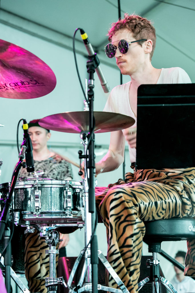 Louis Cole performing Newport Jazz Festival