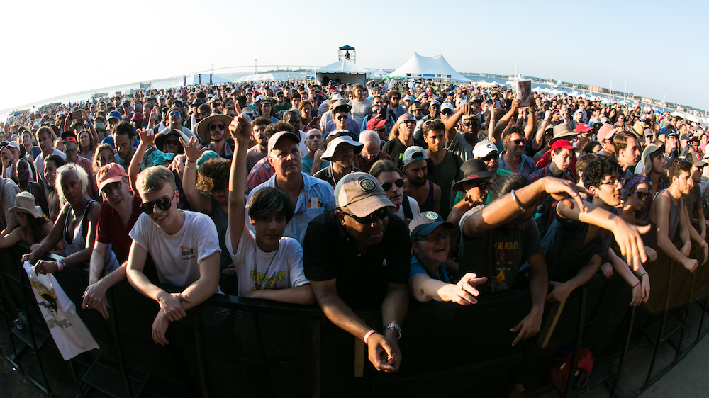 crowd at Newport Jazz Festival